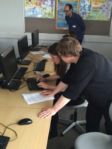 Edinburgh University personnel providing a rasberry pi workshop